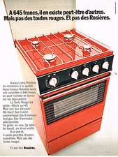 PUBLICITE  1972   ROSIERES   cuisinière gazinière