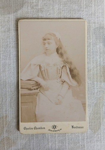 Photo ancienne carte visite - carte,