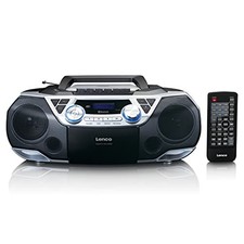 Lecteur CD portable Lenco SCD-720SI - Tragbare XXL Boombox Silber