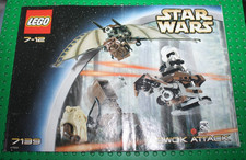 Notice Lego Star Wars Episode 4/5/6  Ewok Attack set 7139 (pas de briques)