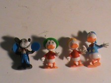 lot 4 figurines SERIE MICKEY ET LOULOU/FIFI ET RIRI/ OCC/PETITE TAILLE