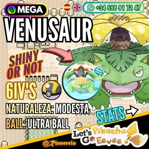 Venusaur competitif shiny - venusaur,