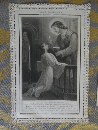 Image pieuse canivet dentelle