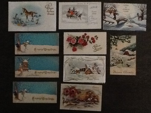 Lot petites cartes - lot, 10