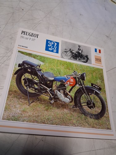 Peugeot 350 p107 1931 fiche - 350,