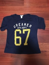 Forever 21 Graphic Navy Blue