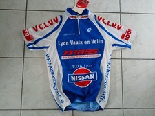 MAILLOT CYCLISTE VELO CODI SPORTS LYON VAULX EN VELIN NISSAN TAILLE XS/1 TBE