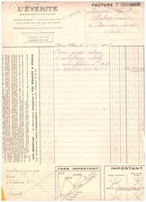 LA PLAINE-SAINT-DENIS (93) USINE de BASSENS (33) ARDOISE, ISOLANT "EVERITE" 1925