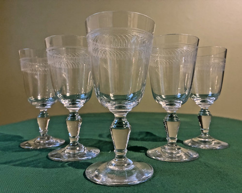 Lot verres cristal fin - lot,