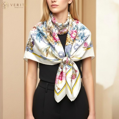 Rare vintage foulard soie - foulard, en