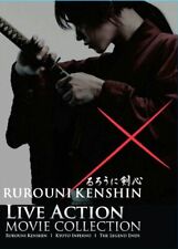 DVD Rurouni Kenshin Kyoto Inferno The Legend Ends Live Action 3 Movie Collection