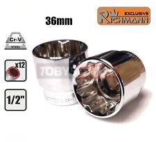 Douille 36 mm 12 pans carré