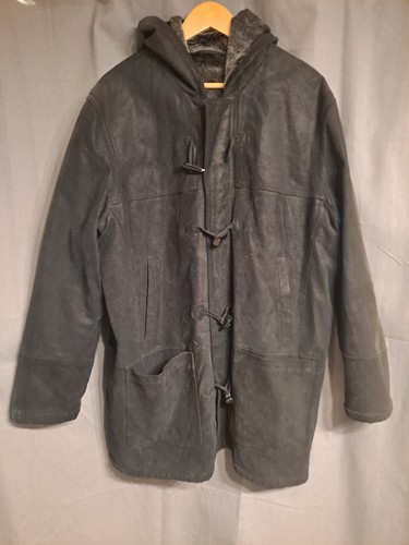 Veste cuir retourné - 3/4,