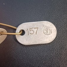 Plaque d'identification SNCF