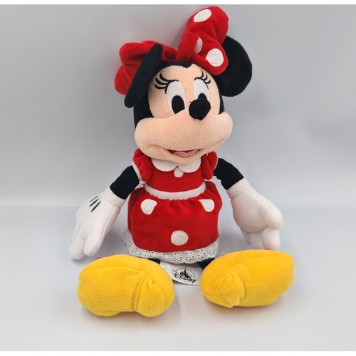 Peluche minnie robe rouge - minnie,