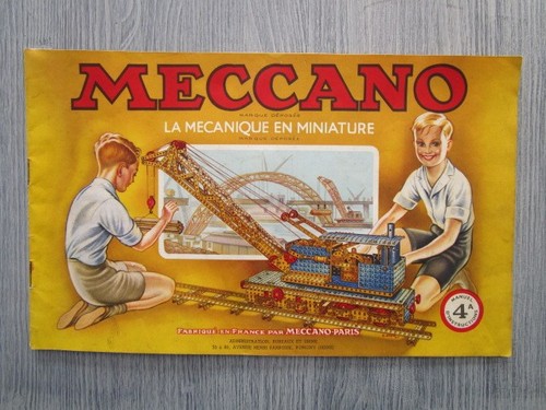 Meccano manuel instructions - manuel, d'instructions