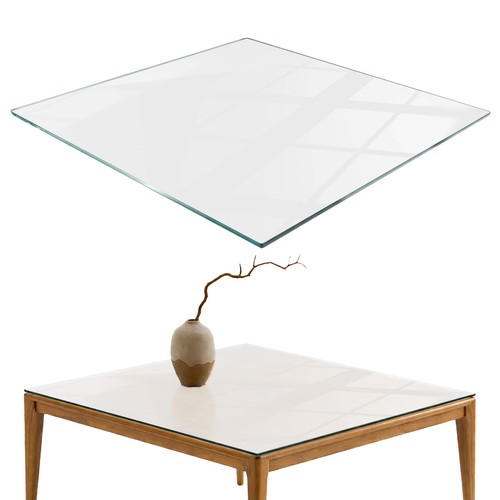 Plateau table verre - de,