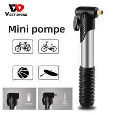 Mini Pompe à Vélo Ballon Gonfle Roue VTT Shrader/Presta Petite Portable