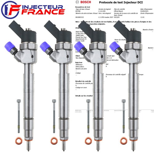 0445110015 bosch injecteur - 4x,
