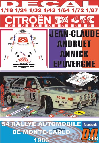 Decal citroen 4tc - decal,