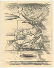 PRIKING FRANZ REPRODUCTION OFFSET SIGNÉE DANS LA PLANCHE SIGNED OFF-SET AIGLE