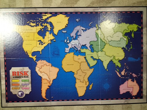 Plateau jeu risk - plateau,