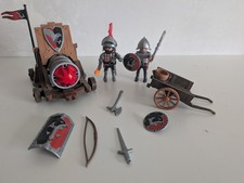 PLAYMOBIL 6038 chevalier de l aigle avec canon   ( personnage  )