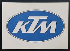Vignette PANINI Super Moto n°105 Logo KTM Sticker Aufkleber 1975
