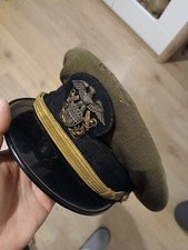 Casquette d'officier US Navy coiffe verte WW2 ORIGINALE