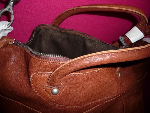 Sac main cuir marc - main, cuir~marc