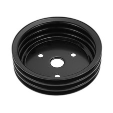 3 SWP Triple-Groove Short Water Pump Crank Pulley pour chevy SBC Small Block 262
