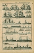 Document ancien marine  vapeur moteurs mécaniques issu du livre de 1934