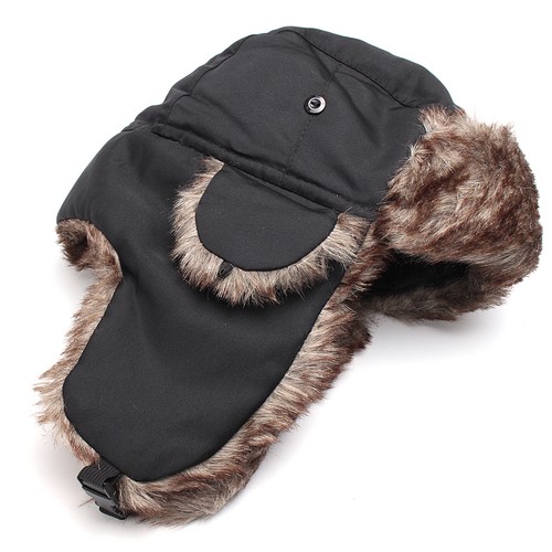Bonnet chapka noir - noir, uni