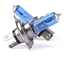 4 H4 DC 12V 55W voiture Auto phare projecteur lampe ampoule halogène (Bleu-XE)