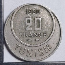 20 Francs 1950 Tunisie Tunisia