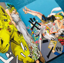 JOLYNE FLY HIGHT WITH GUCCI Comic Manga Jojo's Bizarre Advencture Art Book SPUR