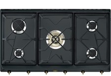 SMEG SRV896AOGH Cuisinière À Gaz 90 CM 5 Brûleurs Colonial Anthracite