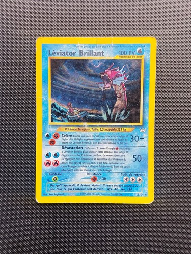 Carte pokémon léviator - carte,