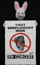 TOUT SIMPLEMENT NOIR - Rare affiche originale album Rap 1995 - Poster 102x70 cm