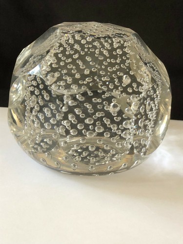 Presse papier verre art - papier, en