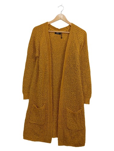 Only gilet long femme jaune - gilet,