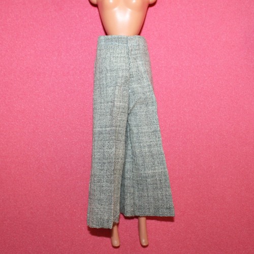 Pantalon gris vintage pour