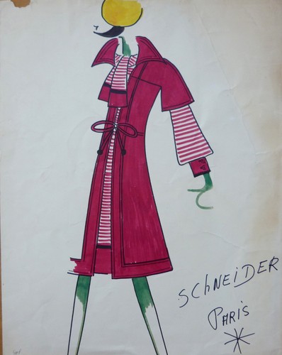 Grand dessin mode vintage - grand,