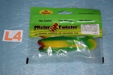 3 x Leurres souples MISTER TWISTER SHAD 10cm couleur au choix