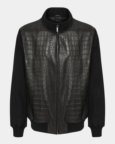 Veste luxe noire cuir - veste,