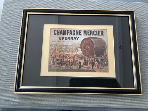 Cadre carte champagne - carte,