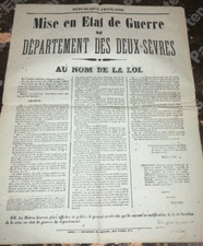 AFFICHE GUERRE 1870
