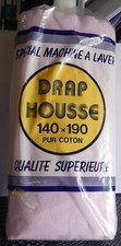 Drap housse coton 140