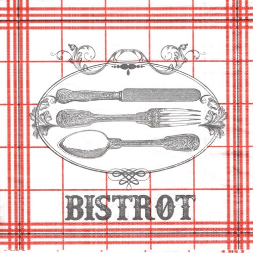 Serviettes papier bistrot - papier,