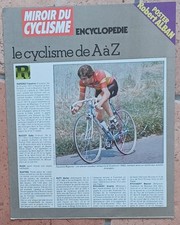 Encart Poster Encyclopédie MIROIR du CYCLISME N° 306 Robert ALBAN - Août 1981